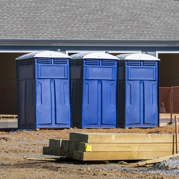 are there any restrictions on where i can place the porta potties during my rental period in Chestnuthill